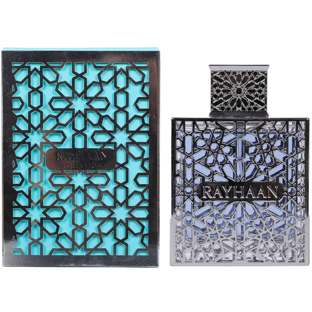 Rayhaan Aquatica + Rayhaan Pacific Aura | EDP 100ml x 2 | Fresh Aquatic Luxury Perfume Combo