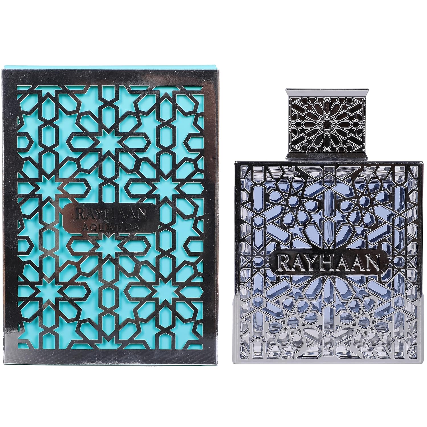 Rayhaan Aquatica + Rayhaan Pacific Aura | EDP 100ml x 2 | Fresh Aquatic Luxury Perfume Combo
