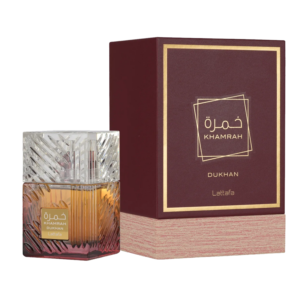 Lattafa Khamrah Dukhan | EDP 100ml | Smoky Amber Luxury Perfume