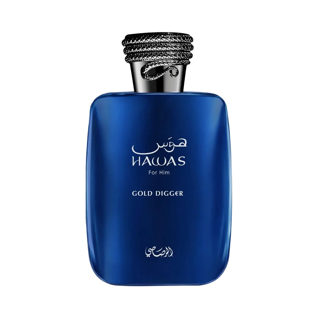 Rasasi Hawas Gold Digger | EDP 100ml | Woody Aromatic Vanilla Perfume