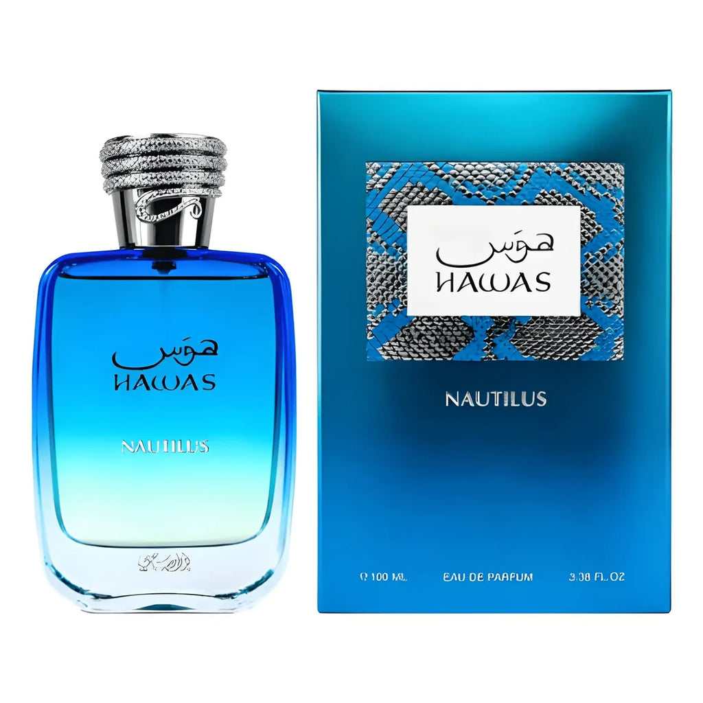 Rasasi Hawas Nautilus | EDP 100ml | Woody Marine Aquatic Perfume