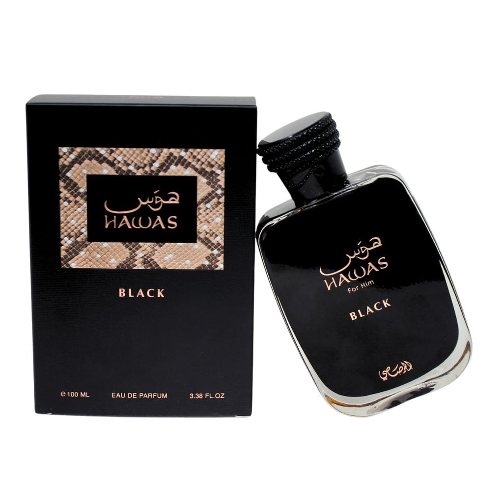 Rasasi Hawas [Black Edition] - Eau de Parfum (100ml) | The Scent of the Night