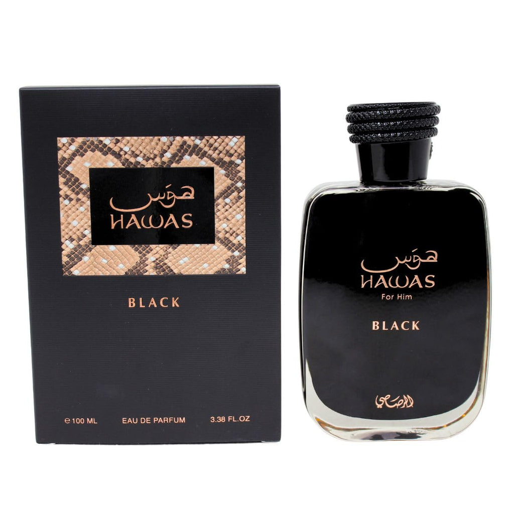 Rasasi Hawas [Black Edition] - Eau de Parfum (100ml) | The Scent of the Night