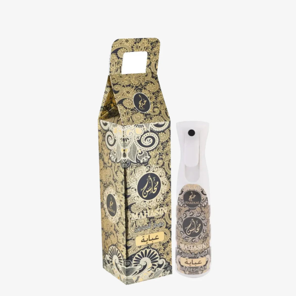 Khadlaj Frash Mahasin Abaya Air Freshener (320ml) | A Scent of Elegant Fabric & Sophistication