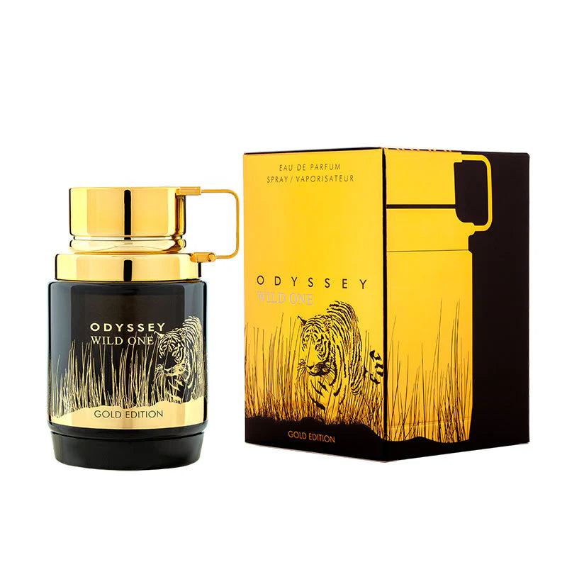 Armaf Odyssey Wild One Gold Edition | Eau de Parfum | Men Warm Spicy & Woody Scent