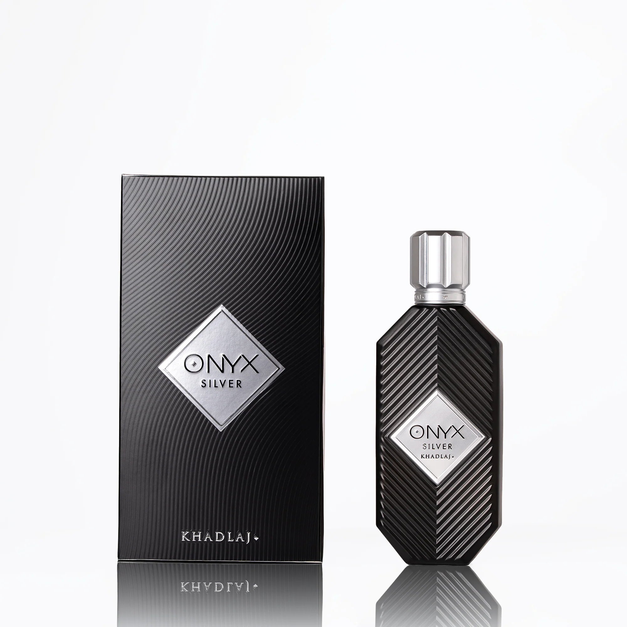 Khadlaj Onyx Silver | EDP 100ml | Fresh Woody Citrus Perfume