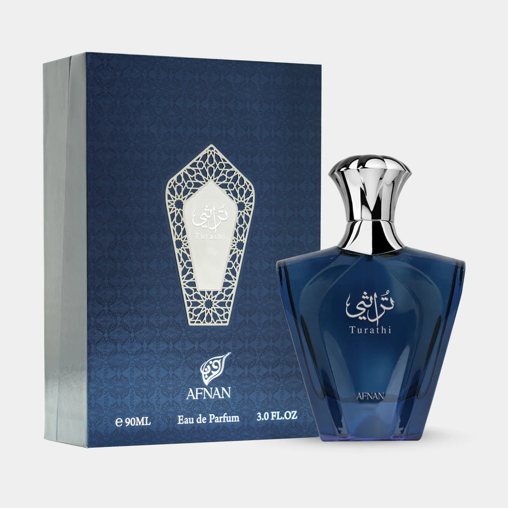 Afnan Turathi Blue | Eau de Parfum – 90ml | Fresh, Woody & Elegant Scent