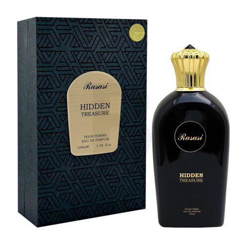 Rasasi Hidden Treasure | Eau de Parfum – 100ml | Sweet Floral & Exotic Signature Fragrance