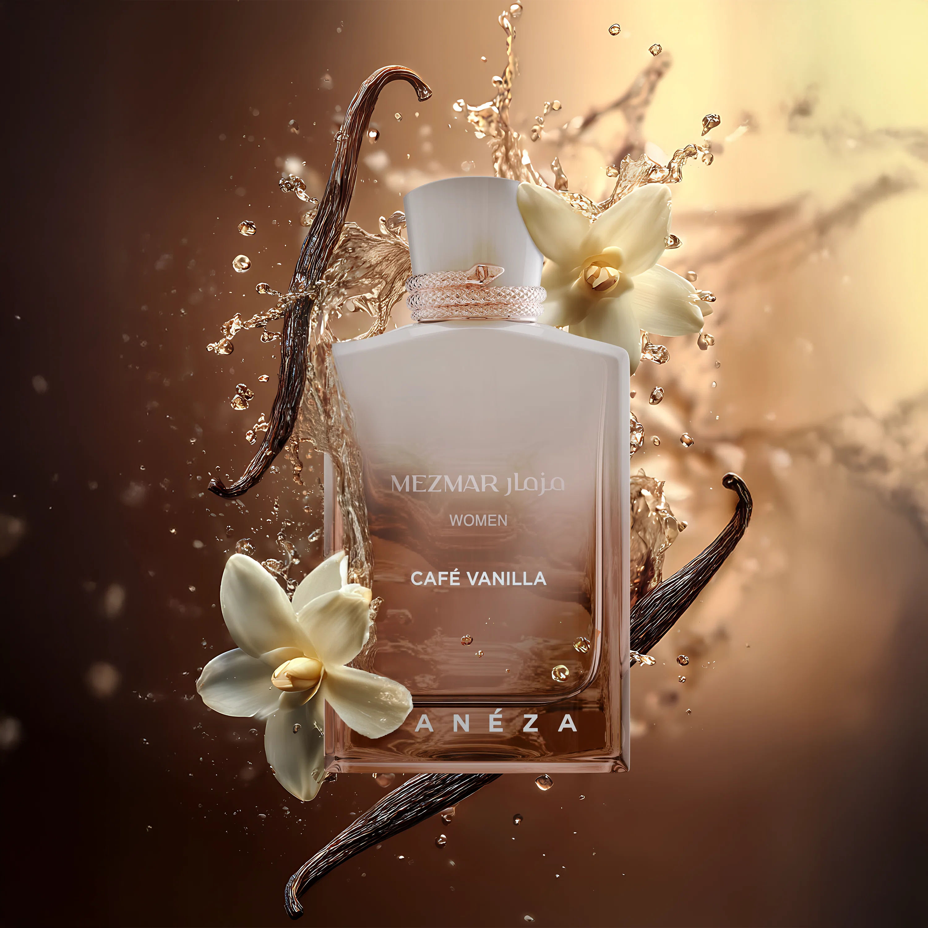 Caneza Mezmar Women Cafe Vanilla | Eau de Parfum – 100ml | Coffee Vanilla Sweet Gourmand Fragrance