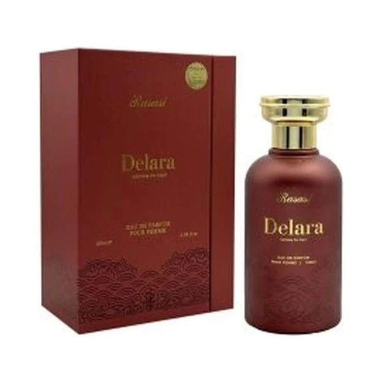 Rasasi Delara Eau de Parfum – 100ml | Sweet Floral Fruity Feminine Fragrance for Women