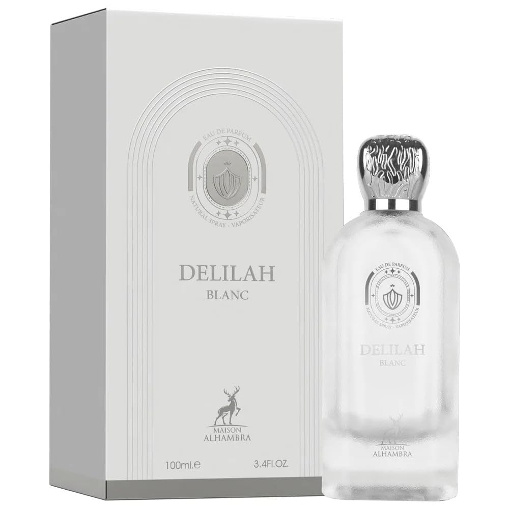 Maison Alhambra Delilah Blanc | Eau de Parfum – 100ml | Floral Musk Fragrance