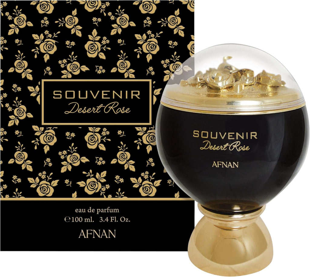 Afnan Souvenir Desert Rose | Eau de Parfum – 100ml | Floral & Romantic Scent