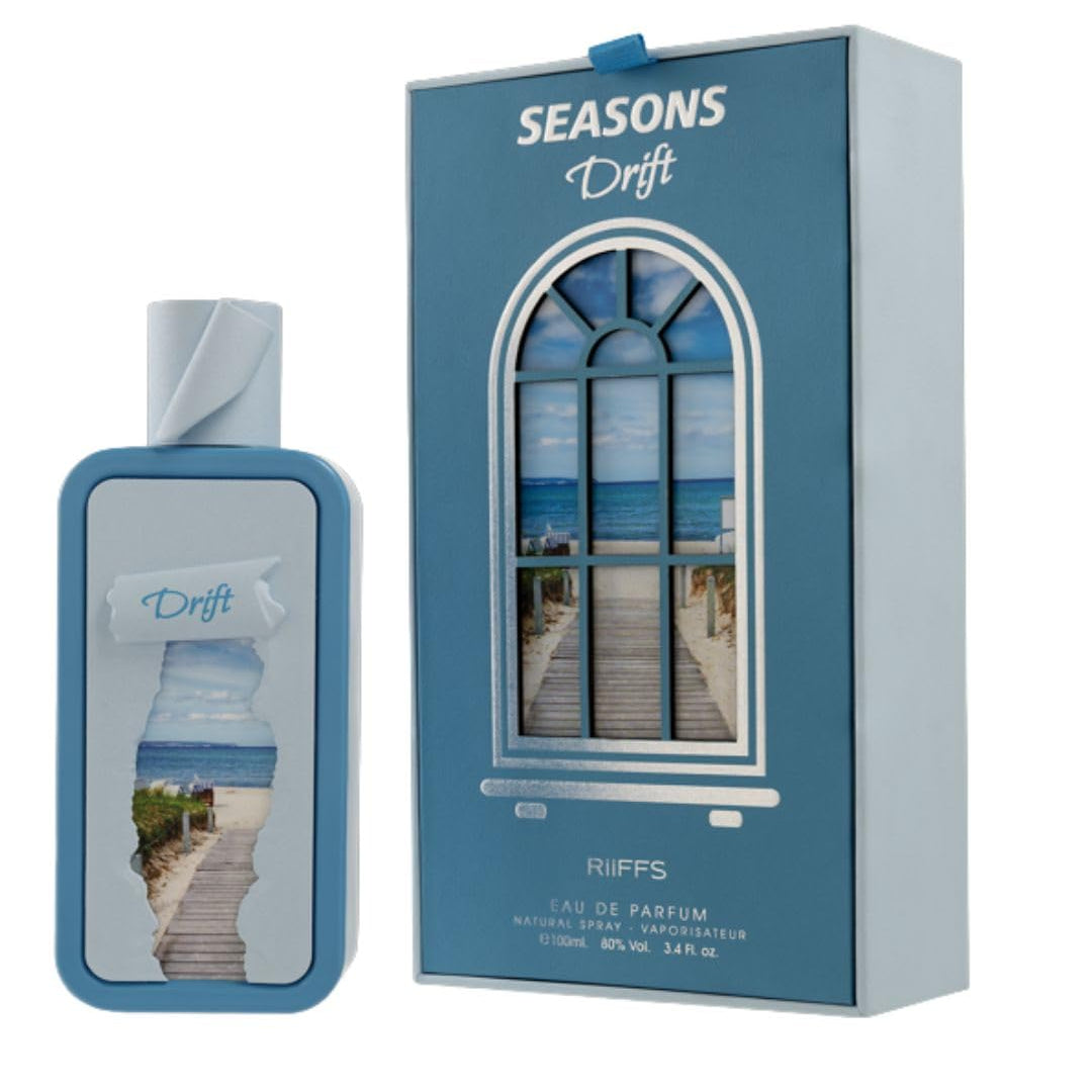 Riiffs Seasons Drift | Eau de Parfum – 100ml | Fresh Woody Fragrance