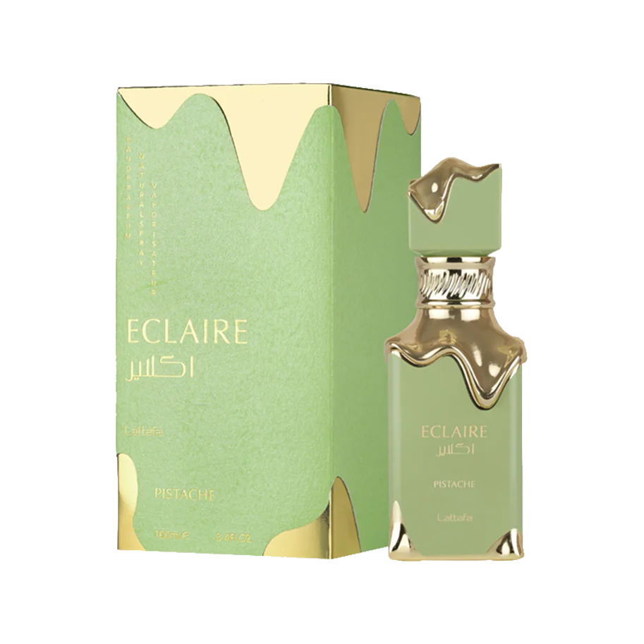 Lattafa Eclaire Pistache | Eau de Parfum – 100ml | Sweet Nutty Creamy Gourmand Fragrance