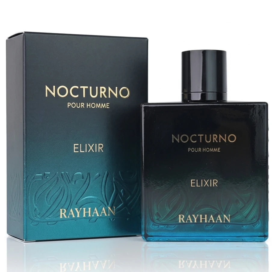 Rayhaan Nocturno Elixir | Eau de Parfum – 100ml | Deep Woody Spicy Fragrance