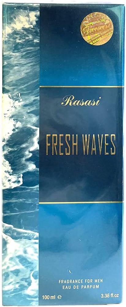Rasasi Fresh Waves Eau de Parfum – 100ml | Cool Aquatic Fresh Fragrance for Men