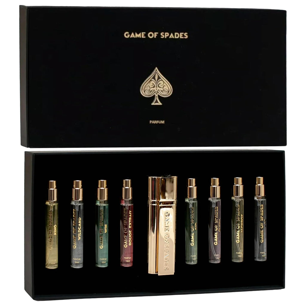 Games of Spades Black Gift Set by Jo Milano Paris | Luxury Perfume Collection