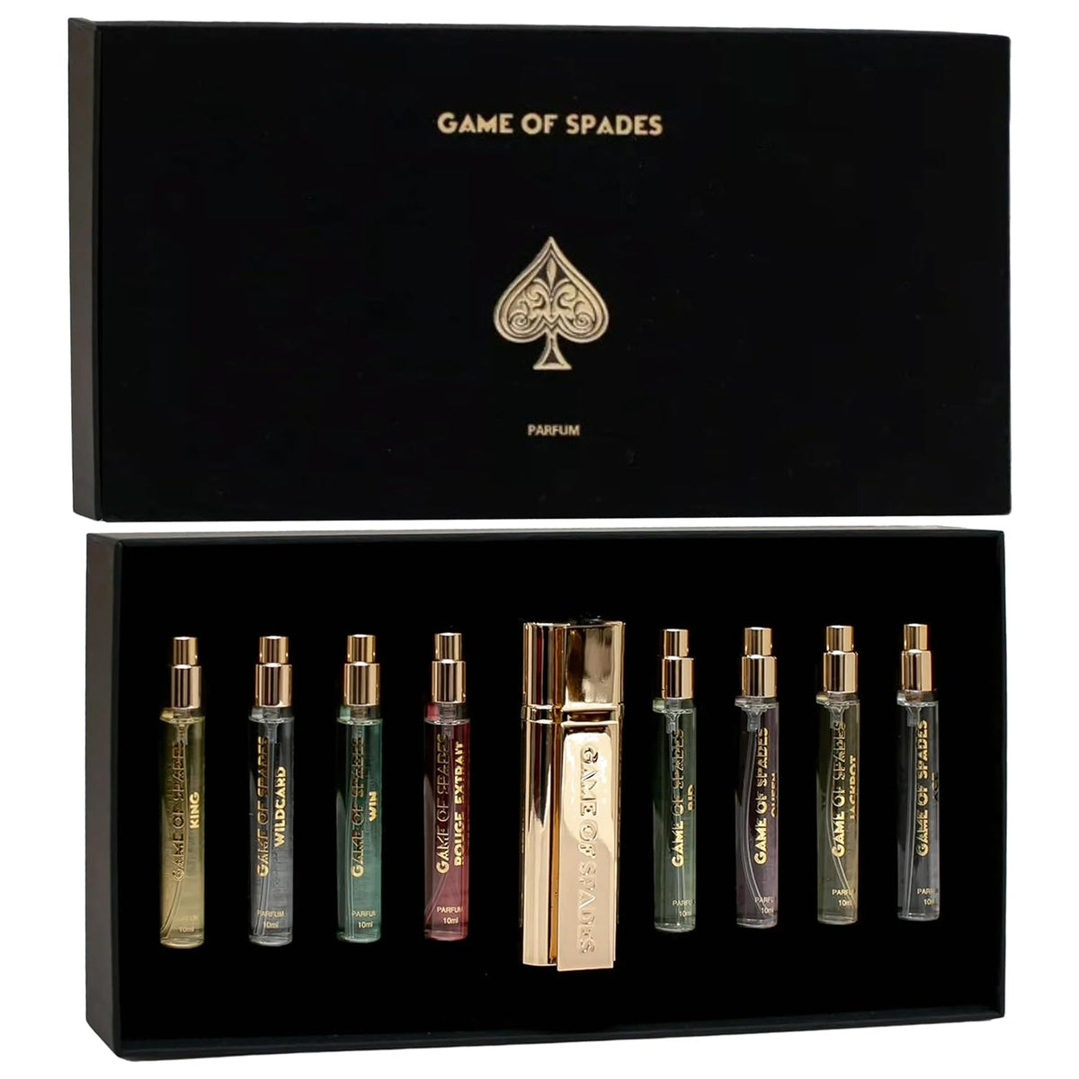 Games of Spades Black Gift Set by Jo Milano Paris | Luxury Perfume Collection