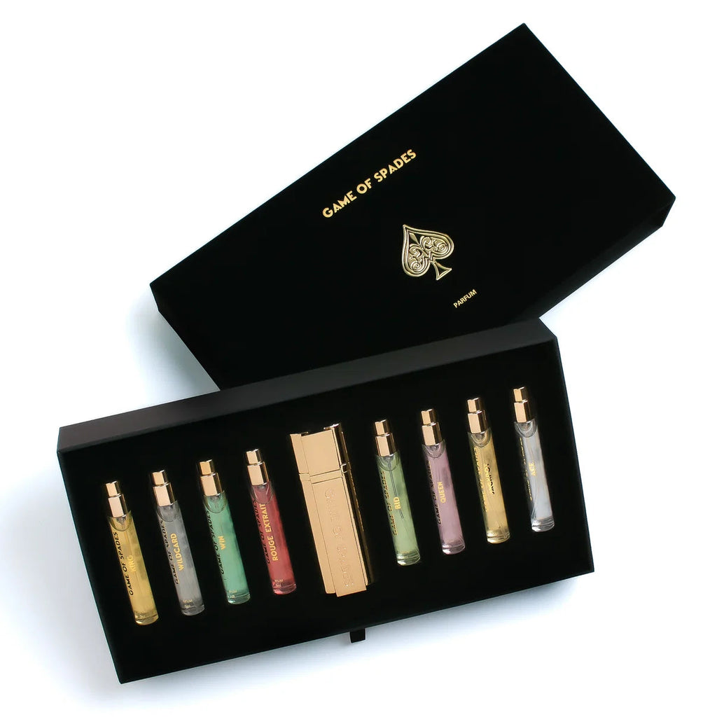 Games of Spades Black Gift Set by Jo Milano Paris | Luxury Perfume Collection