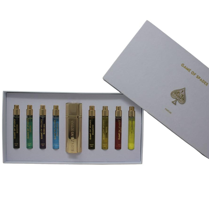 Games of Spades White Gift Set by Jo Milano Paris | Luxury Perfume Collection