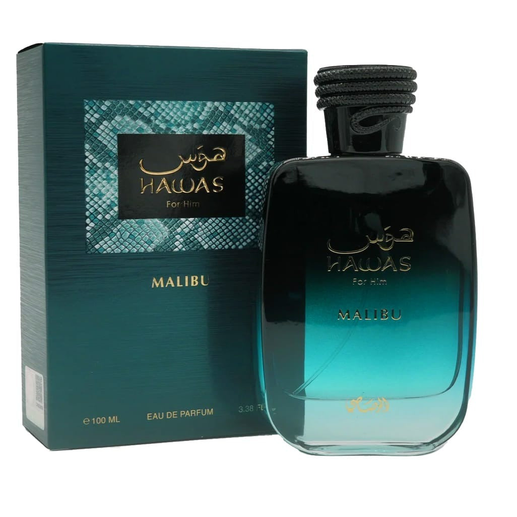 Rasasi Hawas Malibu - Eau de Parfum (100ml) | The Scent of Coastal Cool