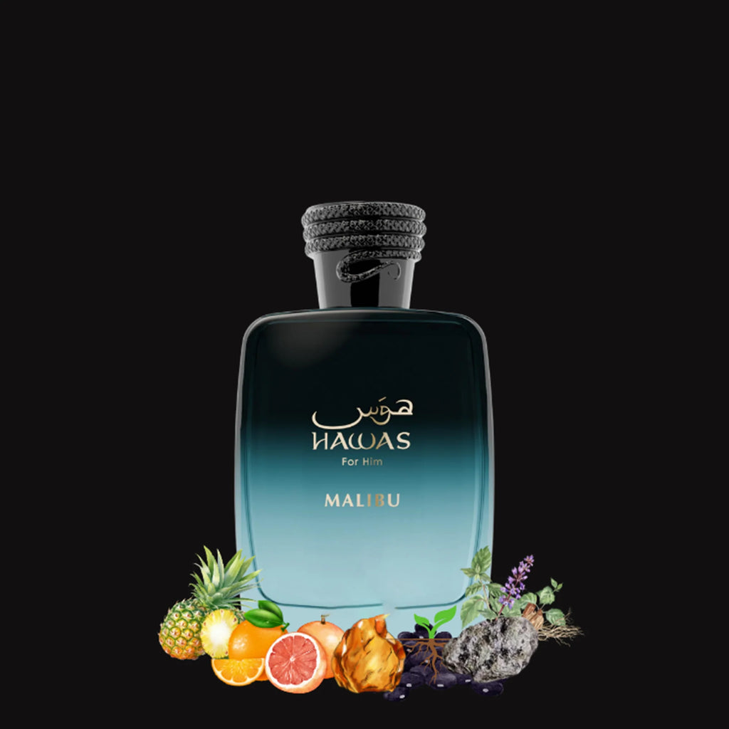 Rasasi Hawas Malibu - Eau de Parfum (100ml) | The Scent of Coastal Cool