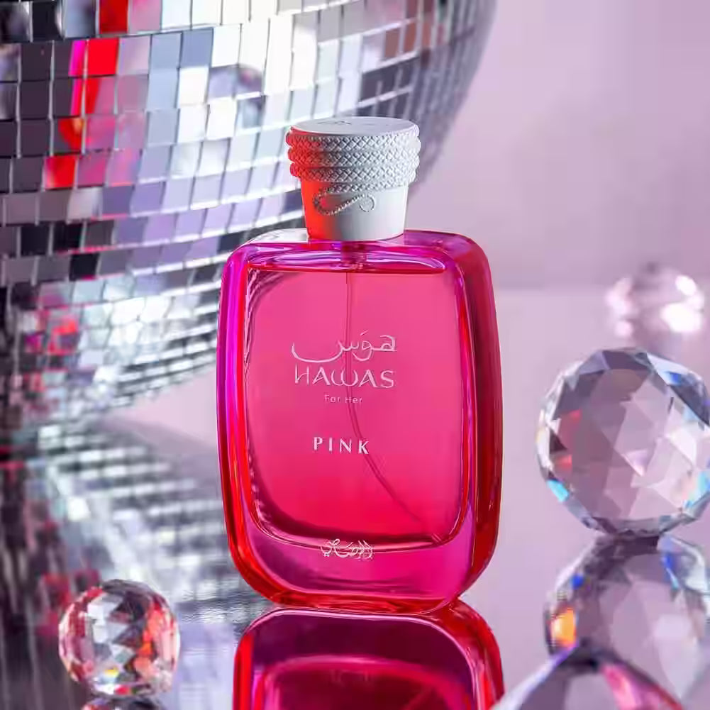 Rasasi Hawas Pink for Her - Eau de Parfum (100ml) | The Iconic Feminine Fragrance