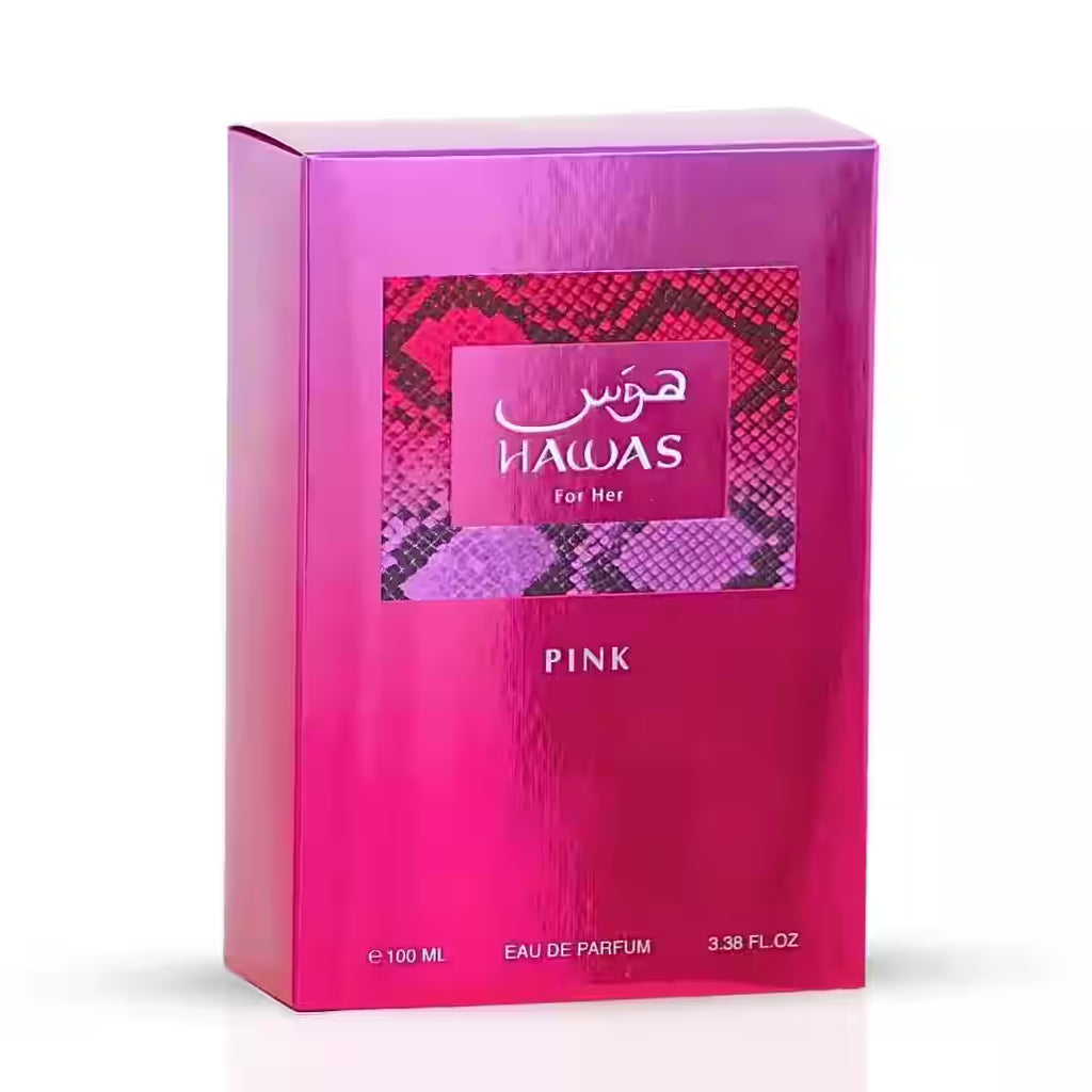 Rasasi Hawas Pink for Her - Eau de Parfum (100ml) | The Iconic Feminine Fragrance