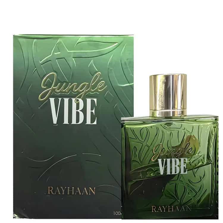 Rayhaan Jungle Vibe | Eau de Parfum – 100ml | Exotic Fresh Woody Vibrant Fragrance