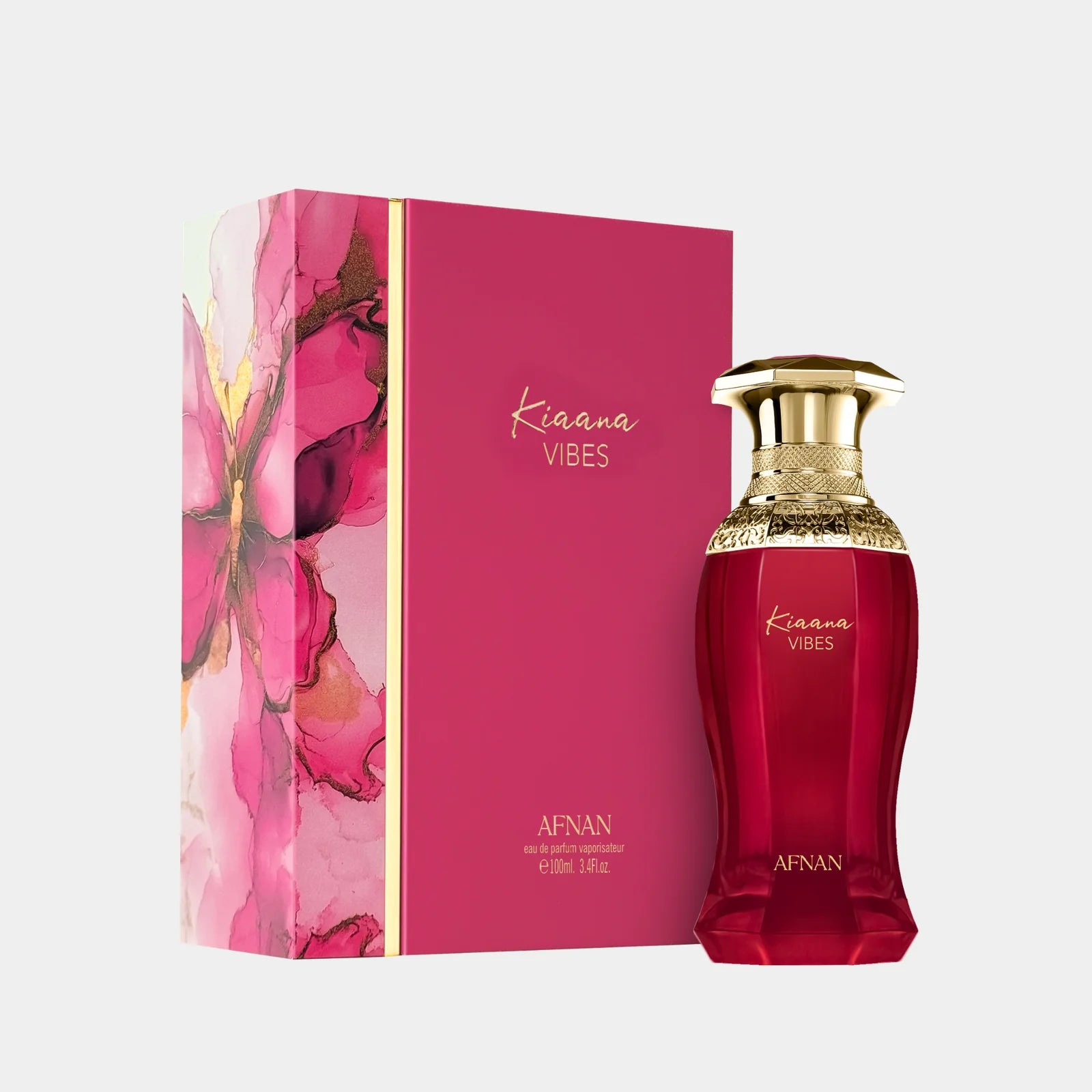 Afnan Kiaana Vibes | Eau de Parfum – 100ml | Fresh Fruity Floral Fragrance