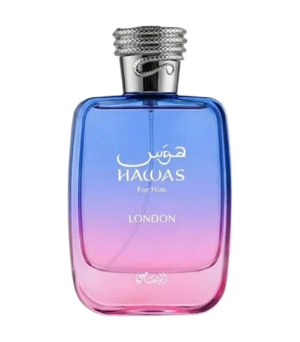 Rasasi Hawas London | Eau de Parfum – 100ml | Premium Urban Fresh & Long-Lasting Fragrance