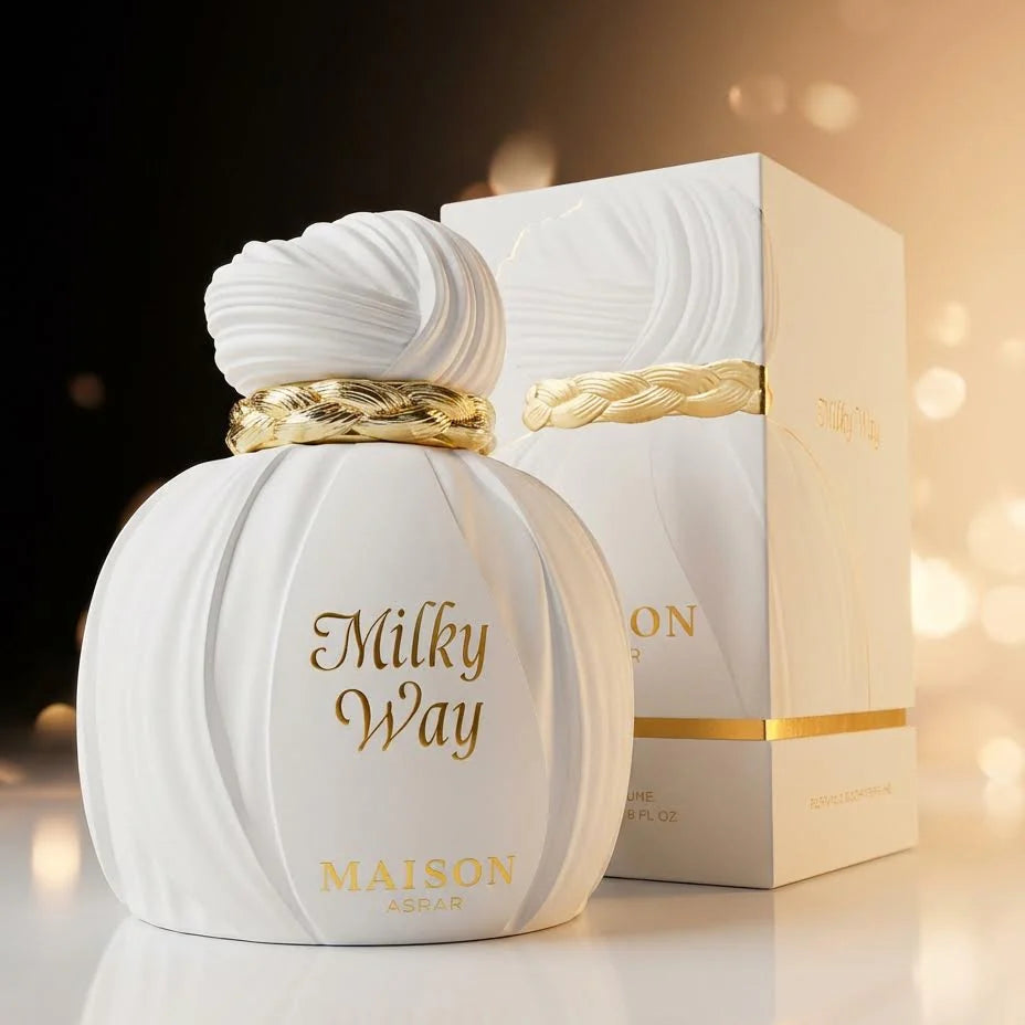 Maison Asrar Milky Way | Eau de Parfum – 100ml | Creamy Sweet Milky Gourmand Fragrance