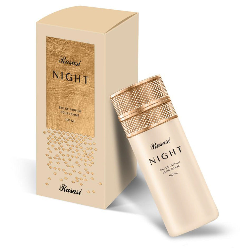 Rasasi Night Eau de Parfum – 100ml | Warm Spicy Sensual Evening Fragrance for Men