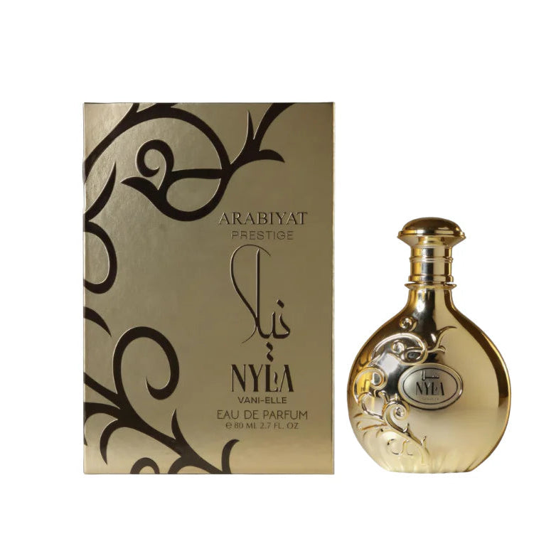 Arabiyat Prestige Nyla Vani-Elle | Eau de Parfum – 80ml | Vanilla Sweet Soft Feminine Fragrance