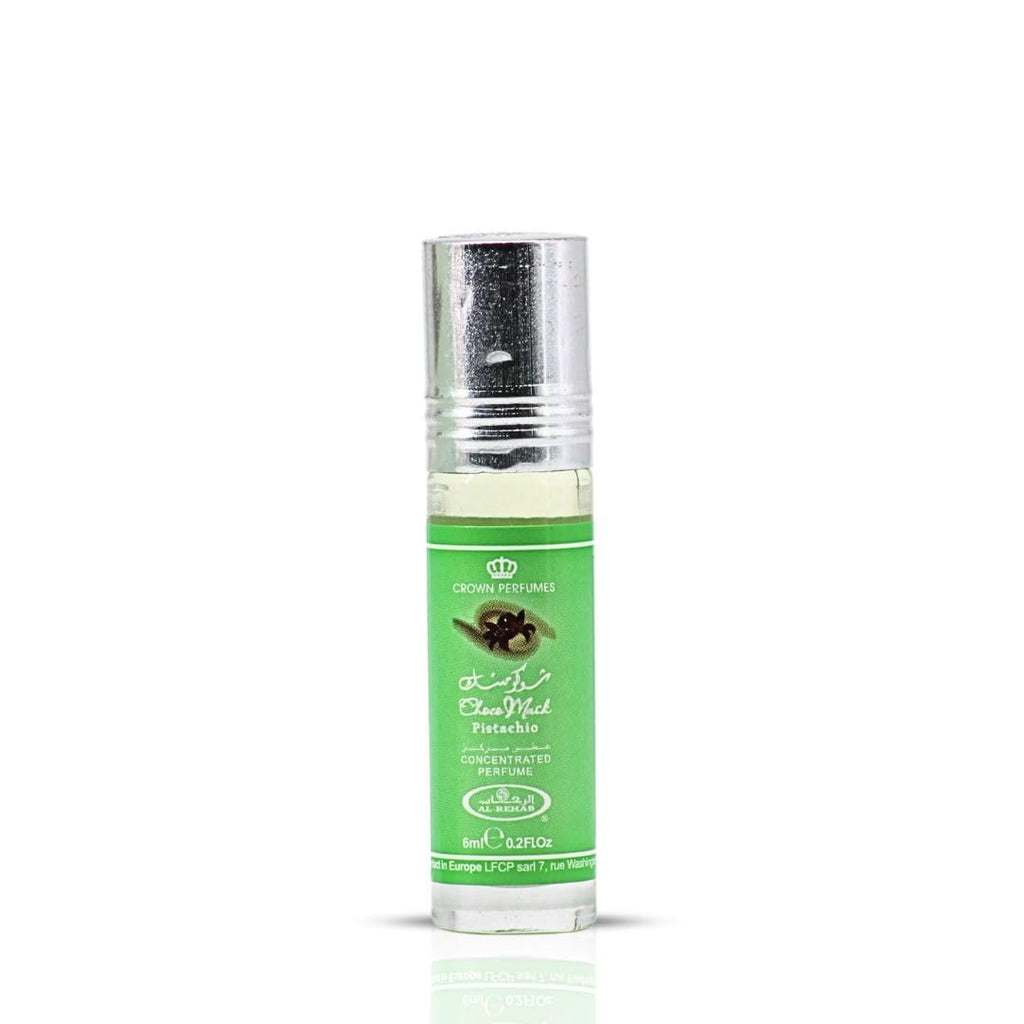 Al-Rehab Choco Musk Pistachio (6ml) | Concentrated Perfume Oil Roll-On