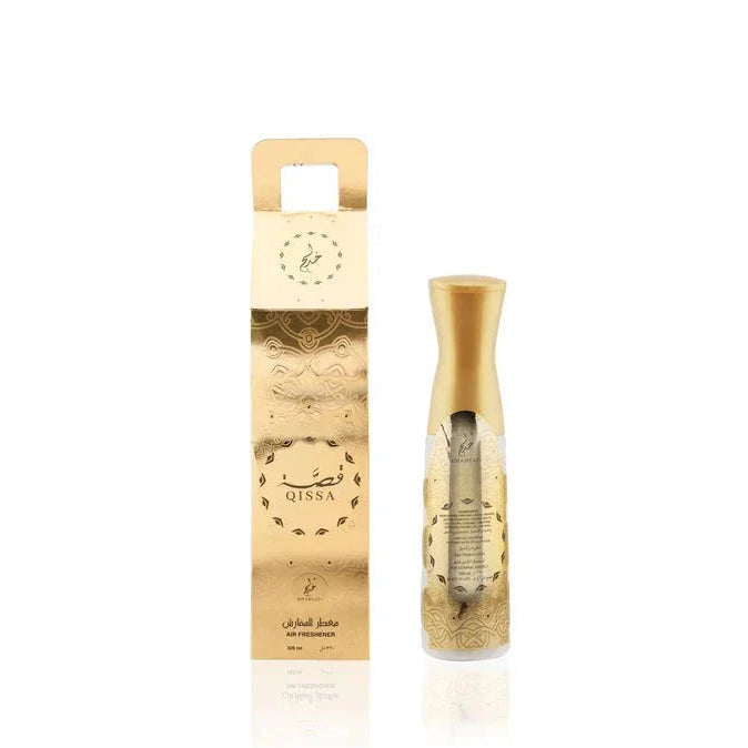 Khadlaj Frash Qissa Air Freshener (320ml) | A Scent of Enchanting Stories & Warmth