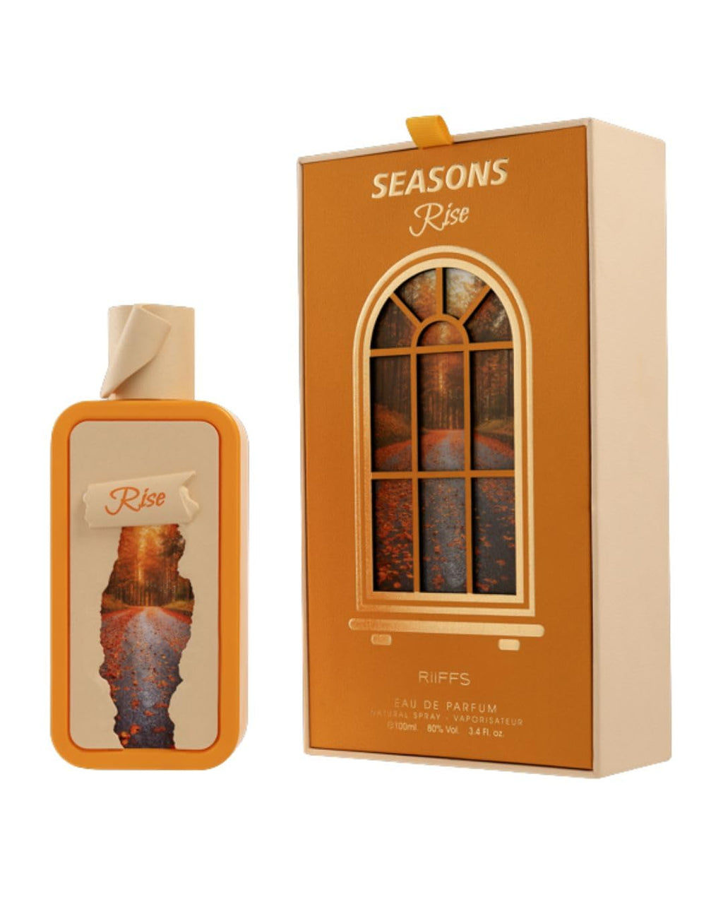Riiffs Seasons Rise | Eau de Parfum – 100ml | Fresh Citrus Woody Energizing Fragrance