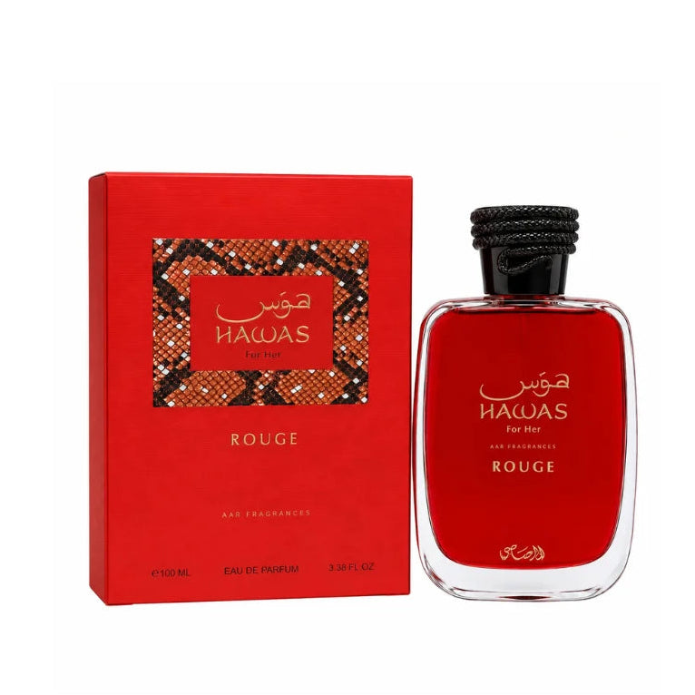 Rasasi Hawas Rouge | EDP 100ml | Fresh Spicy Woody Perfume