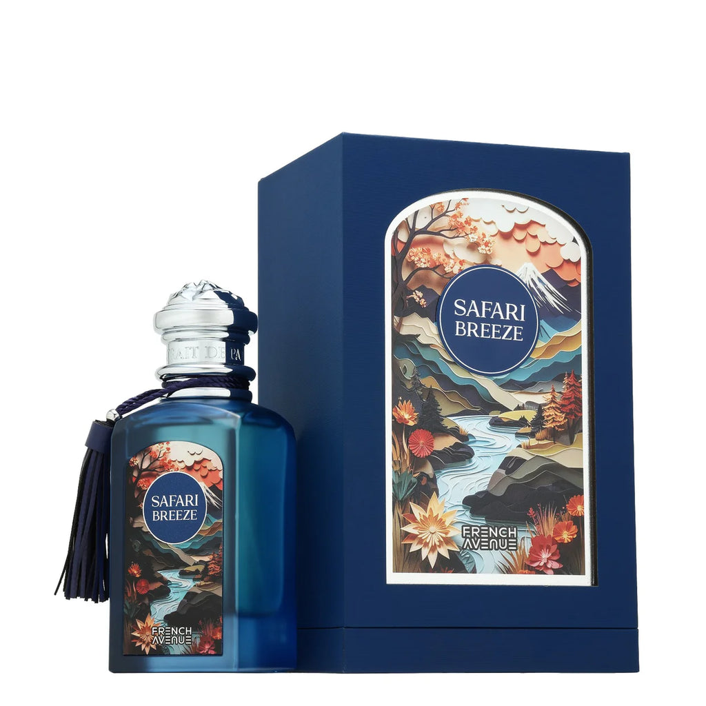 French Avenue Safari Breeze | Eau de Parfum – 100ml | Fresh Citrus Woody Outdoor Fragrance