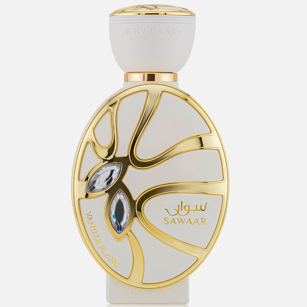 Khadlaj Sawaar Vanille Blanc | Eau de Parfum – 100ml | Creamy Vanilla Sweet Luxurious Fragrance