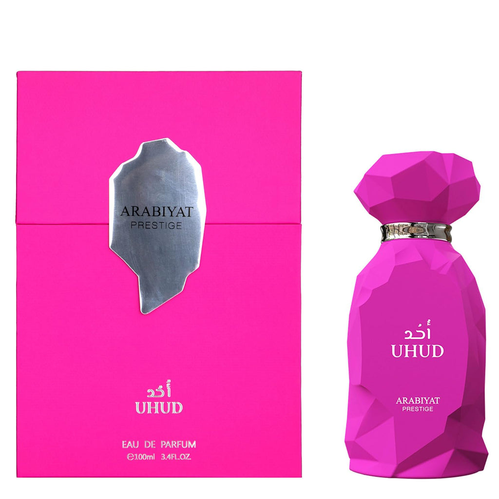 Arabiyat Prestige Uhud | Eau de Parfum – 100ml | Rich Oud & Amber Perfume