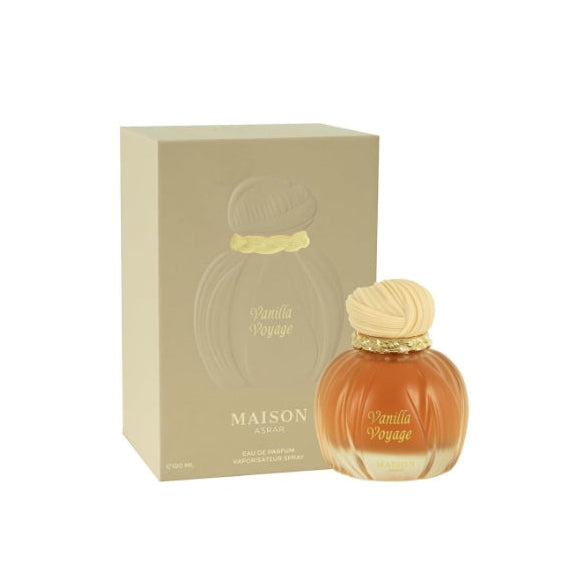 Maison Asrar Vanilla Voyage | Eau de Parfum – 100ml | Sweet, Creamy & Cozy Scent