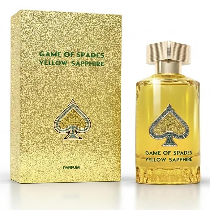 Games of Spades Yellow Sapphire by Jo Milano Paris | EDP 100ml | Fresh Citrus Floral Perfume